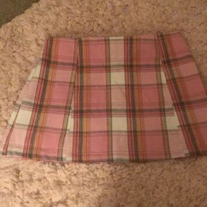 Plaid skirt